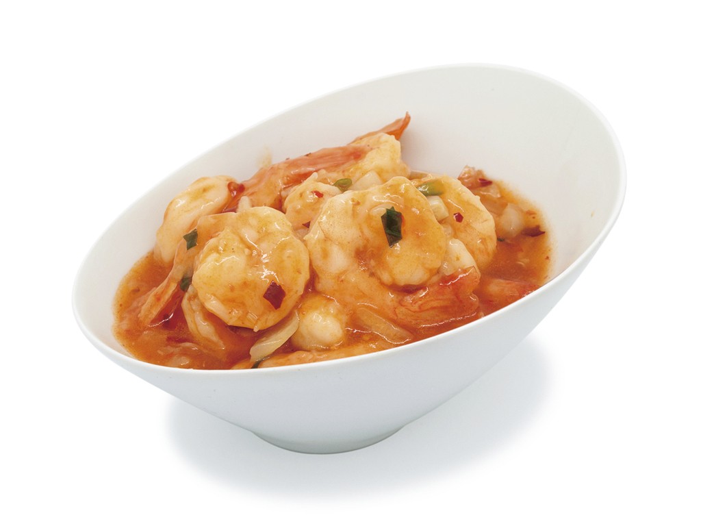 F2 - Crevettes à la sauce piquante